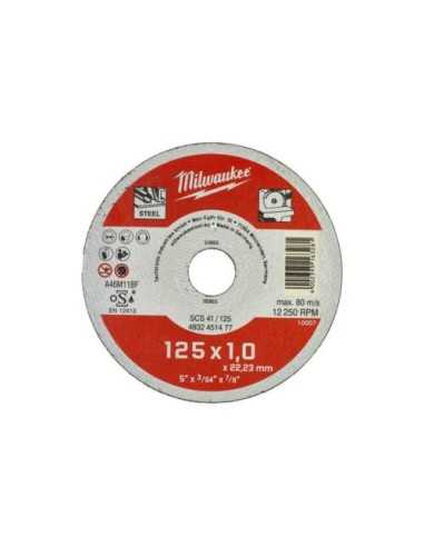 Disco de corte Milwaukee Metálico Inox 125mm