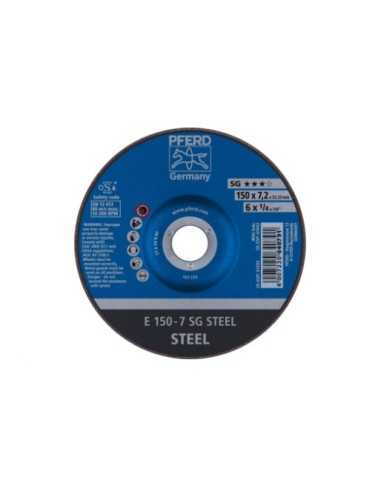 Disco de desbate PFERD SG Steel E 150-7 A24 R