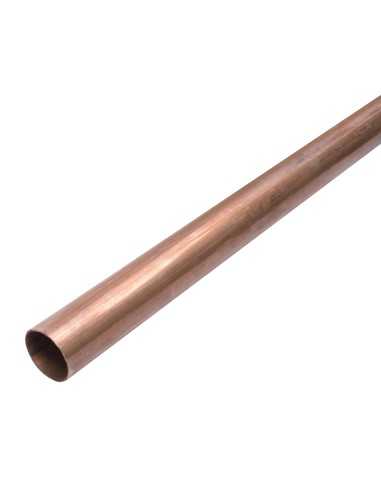 Tubo de cobre 1" en barra 25,44x1,00 5m