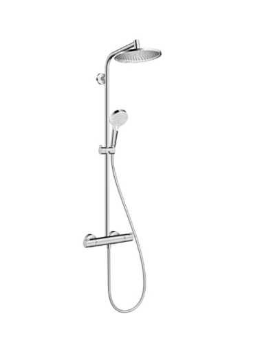 Set de ducha con termostato Hansgrohe Crometta S Showerpipe 240 cromo