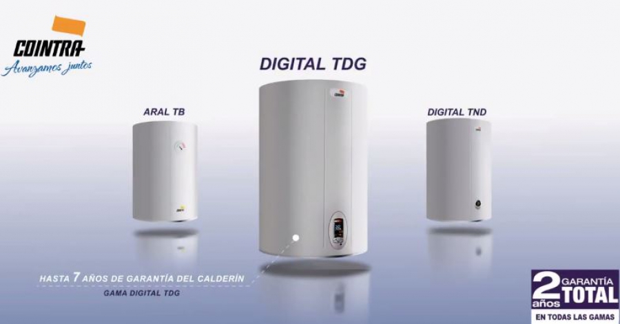 Nuevos termos eléctricos Cointra: TDG, TND y TB