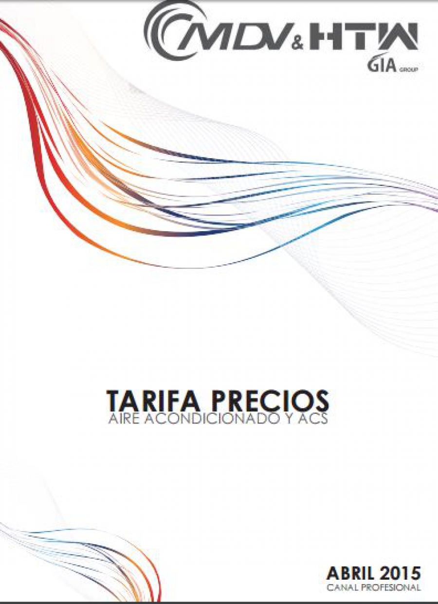 Tarifa y catálogo Aire Acondicionado HTW 2015