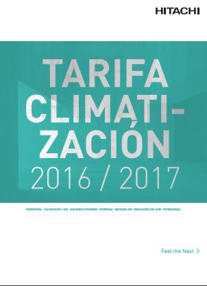 Tarifa-climatizacion-Hitachi-2016-2017